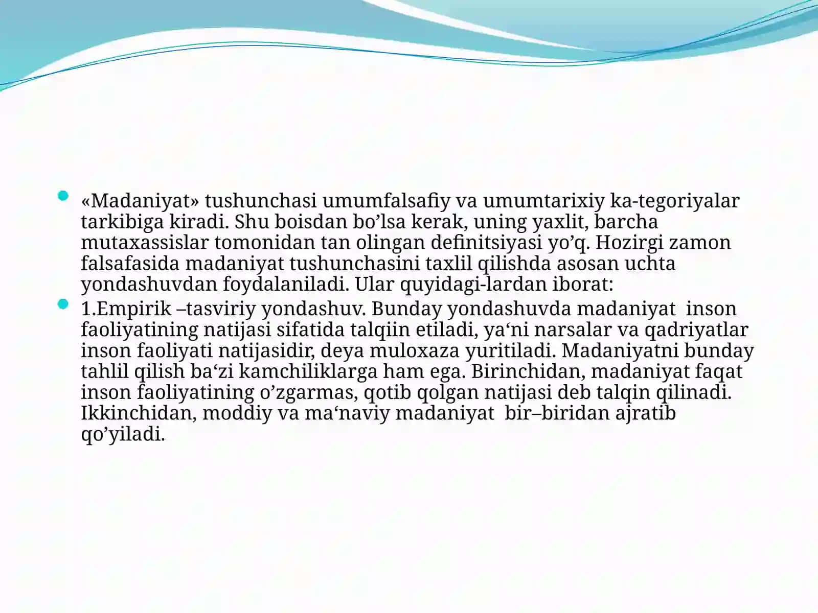 Madaniyat va sivilizatsiya 2
