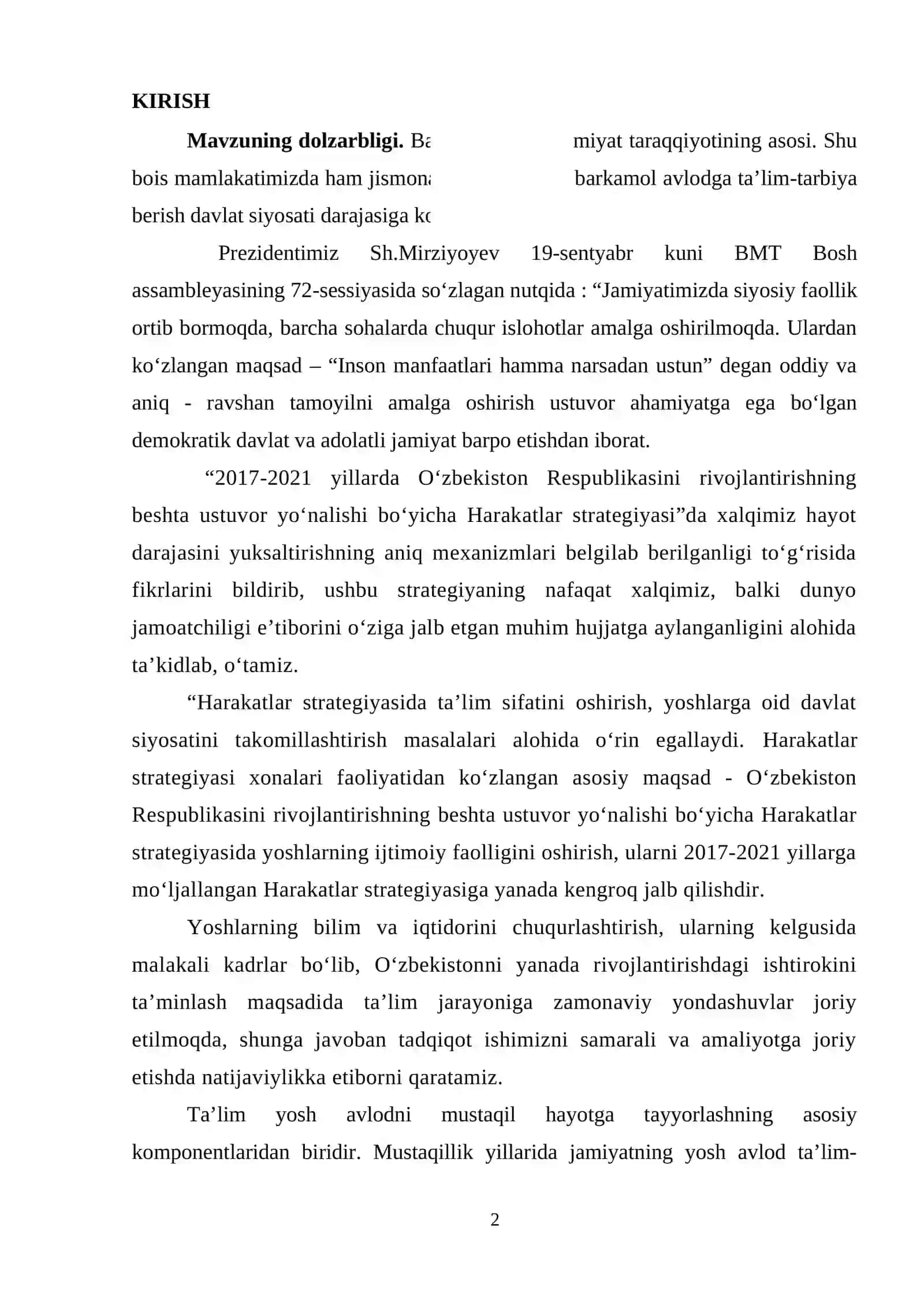 To‘plamlar va ular ustida amallar 2
