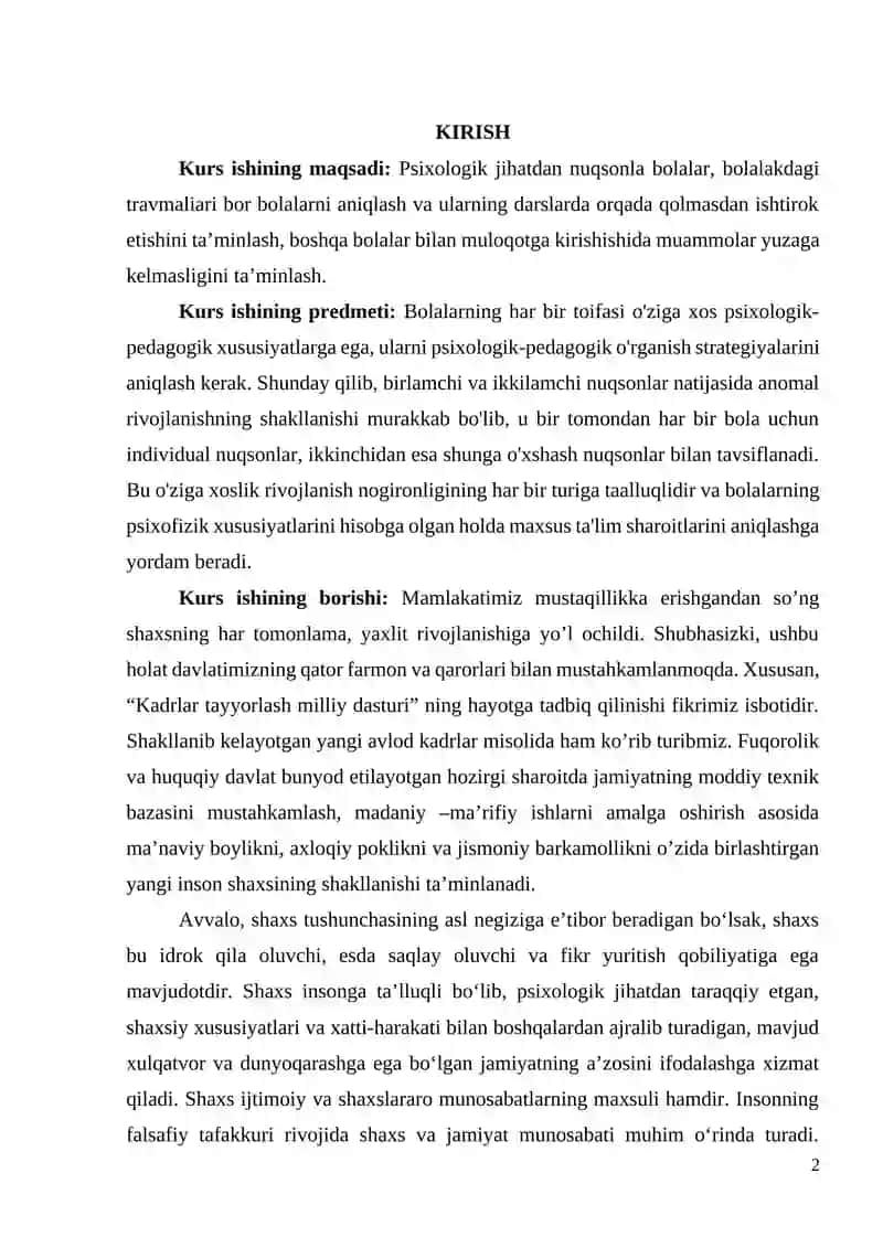 SHAXSLARARO MUNOSABATLARNI ANIQLASHDA PSIXODIGNOSTIK METODLARDAN FOYDALANISH 2