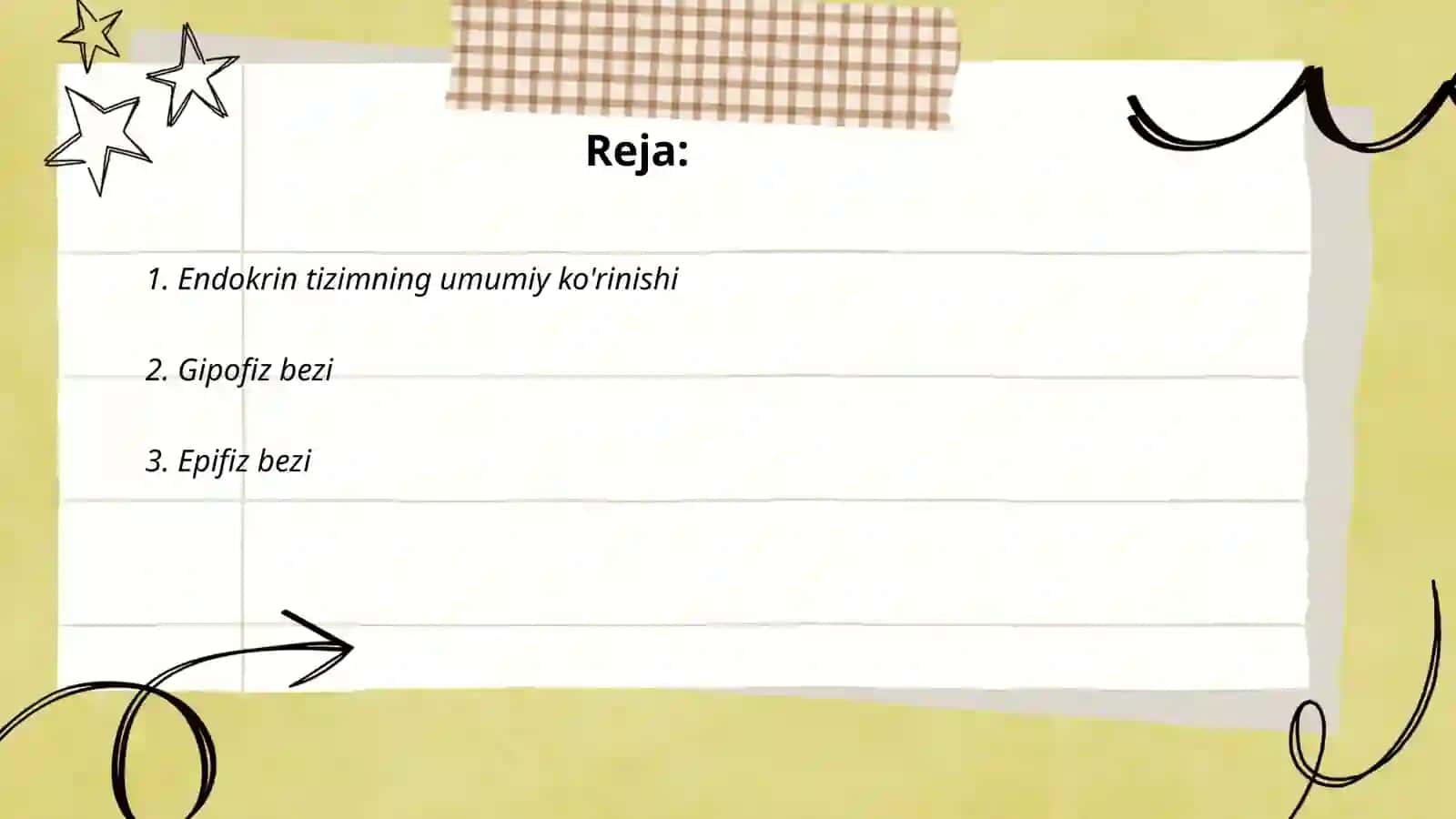 Ichki sekresiya bezlari haqida umumiy ma’lumot 2