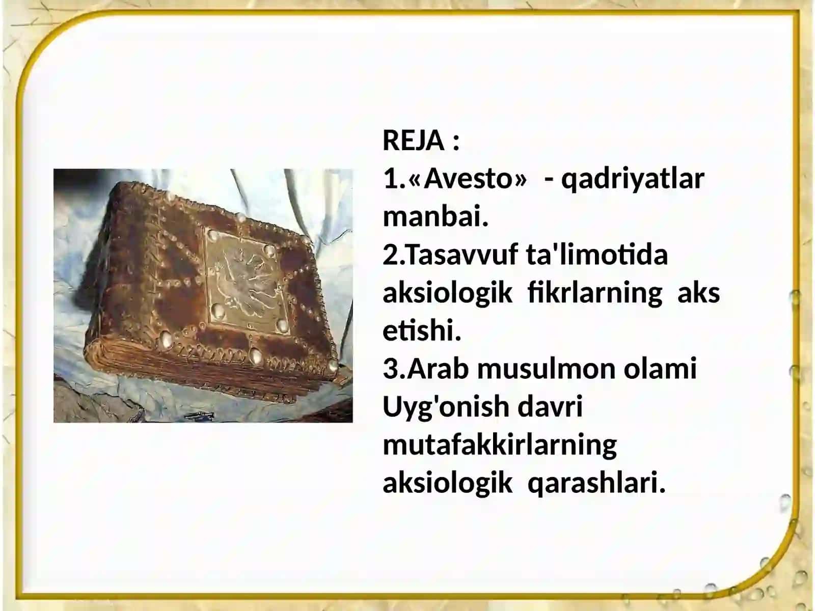 QADRIYAT G’OYASI VA UNING MILLIY FALSAFADAGI RIVOJI 2