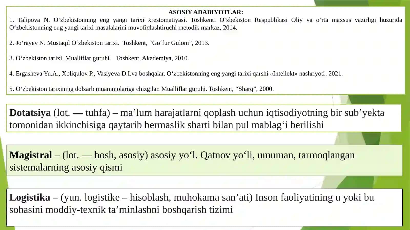 IQTISODIY ISLOHOTLAR, XUSUSIY MULKCHILIKNING SHAKLLANISHI. OʻZBEKISTONDA Bi 2