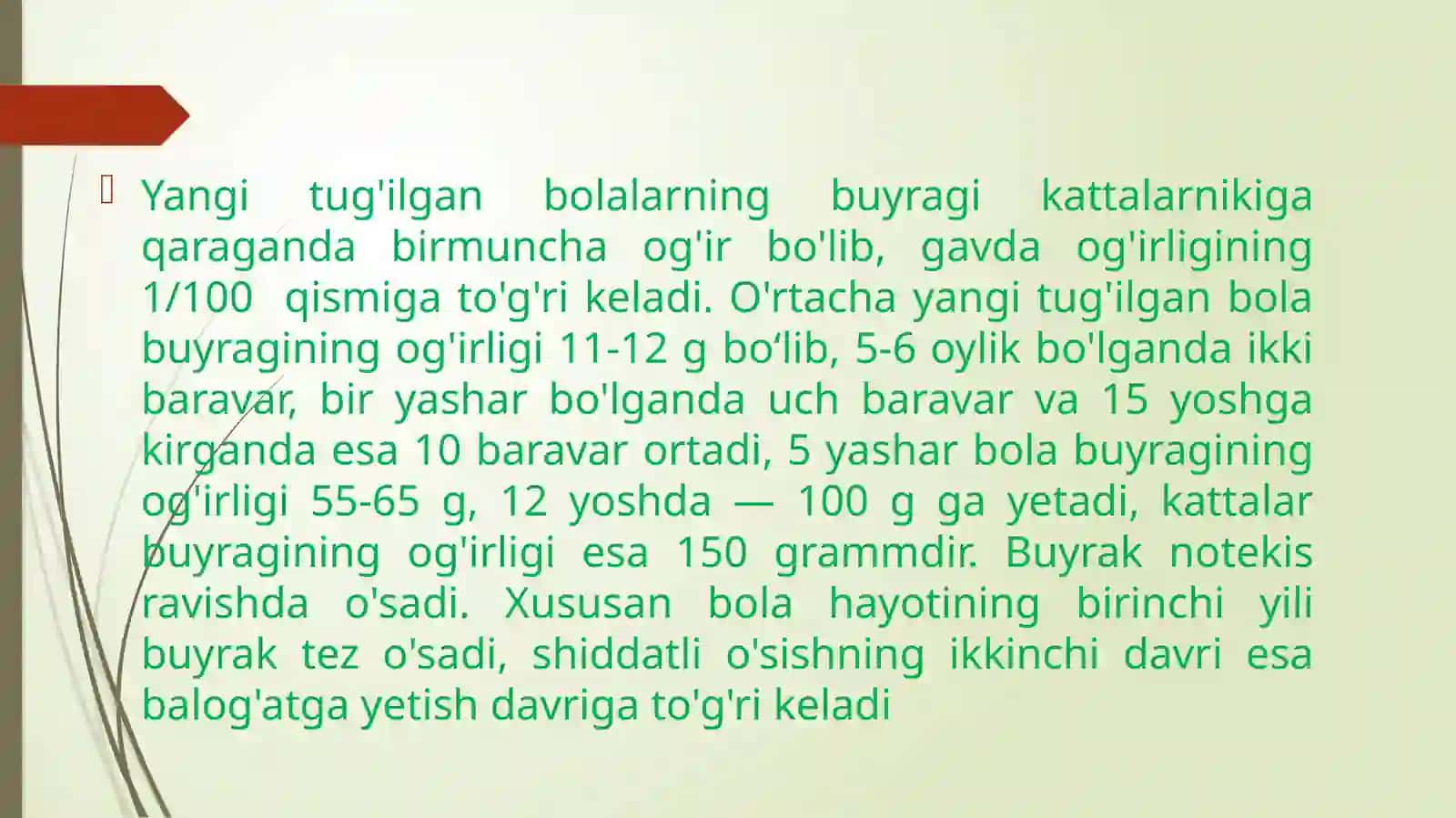 Bolalarda siydik yo’li siydik pufagi siydik chiqarish kanali anatamofiziologik xususiyatlari 2