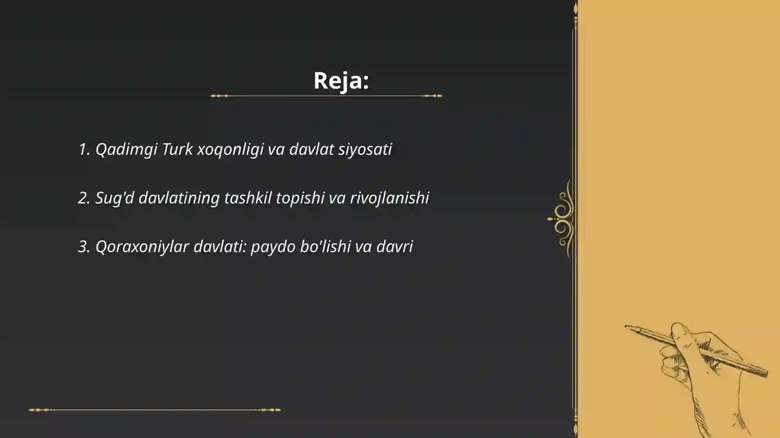 Qadimgi Turk xoqonligi va davlat siyosati 2