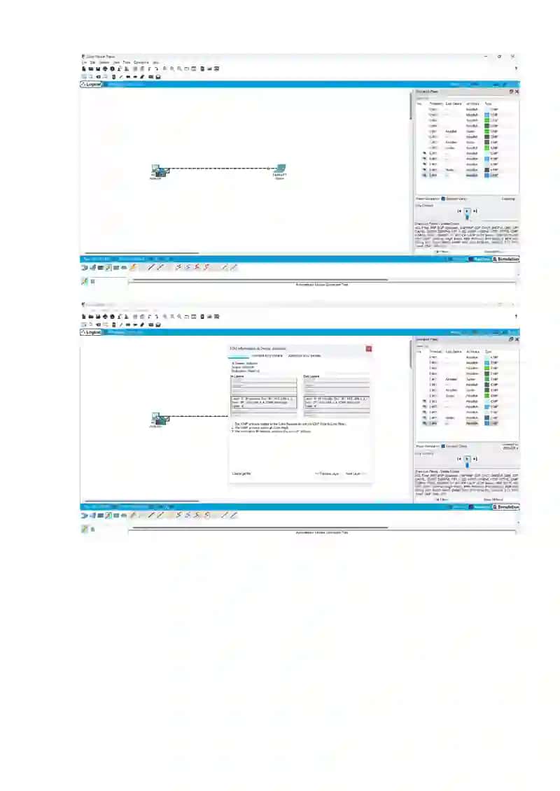 Cisco Packet Tracer dasturida ikkita kompyuter o‘zaro aloqasi 2