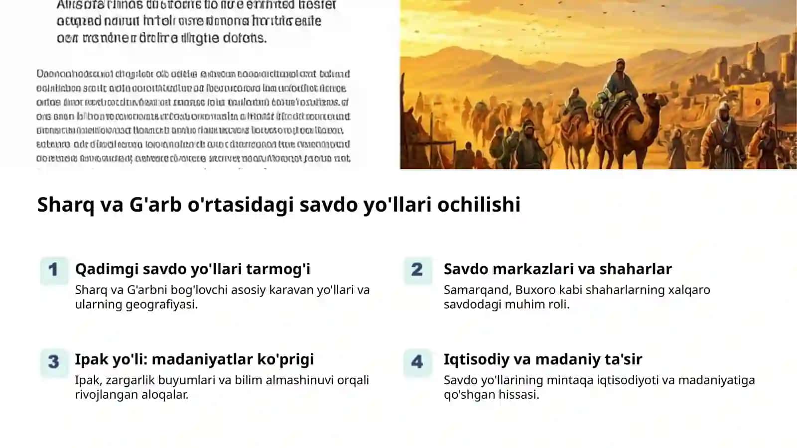 Geografik kashfiyotlar: dunyo munosabatlari 2