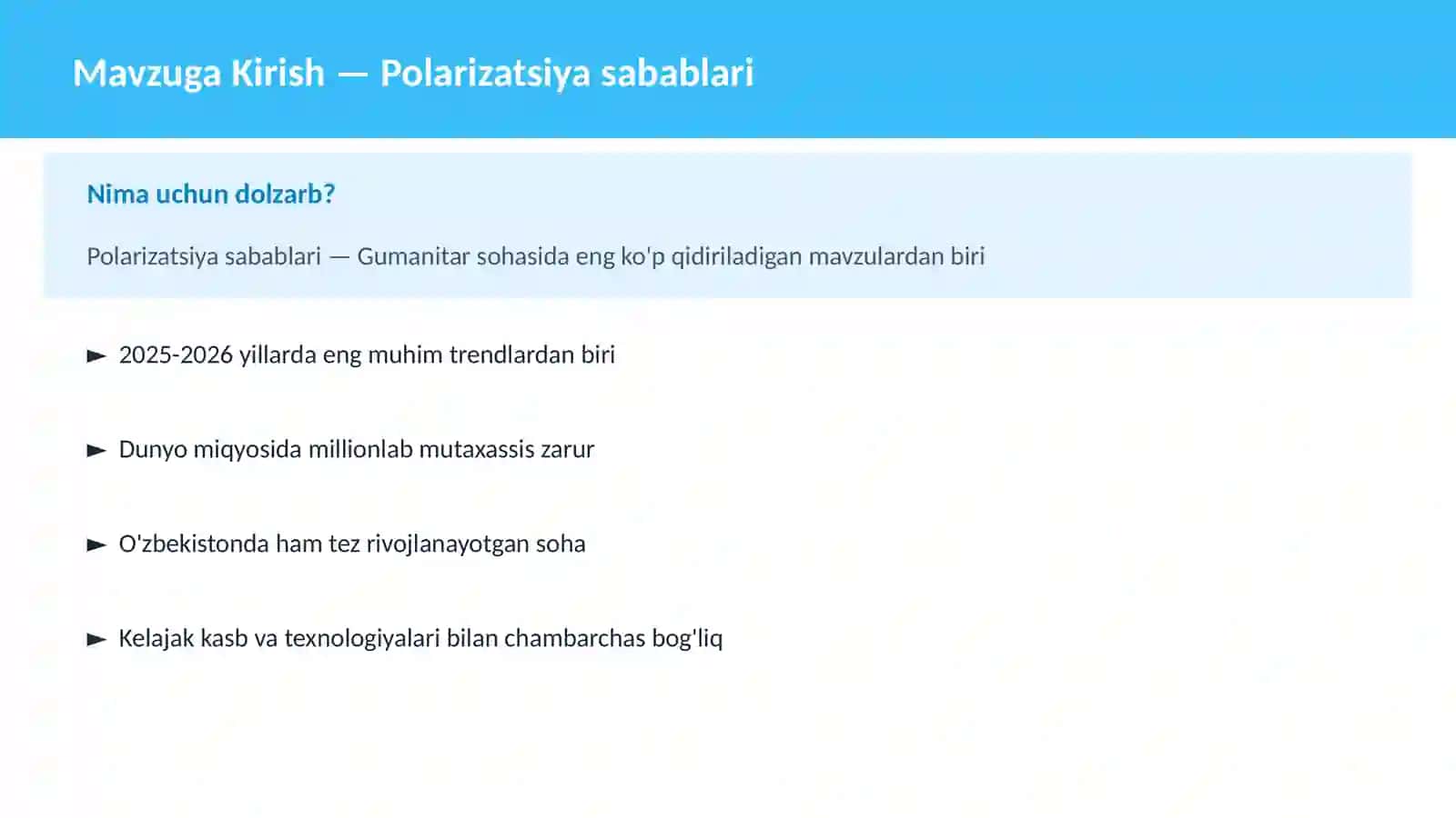 Polarizatsiya sabablari 2