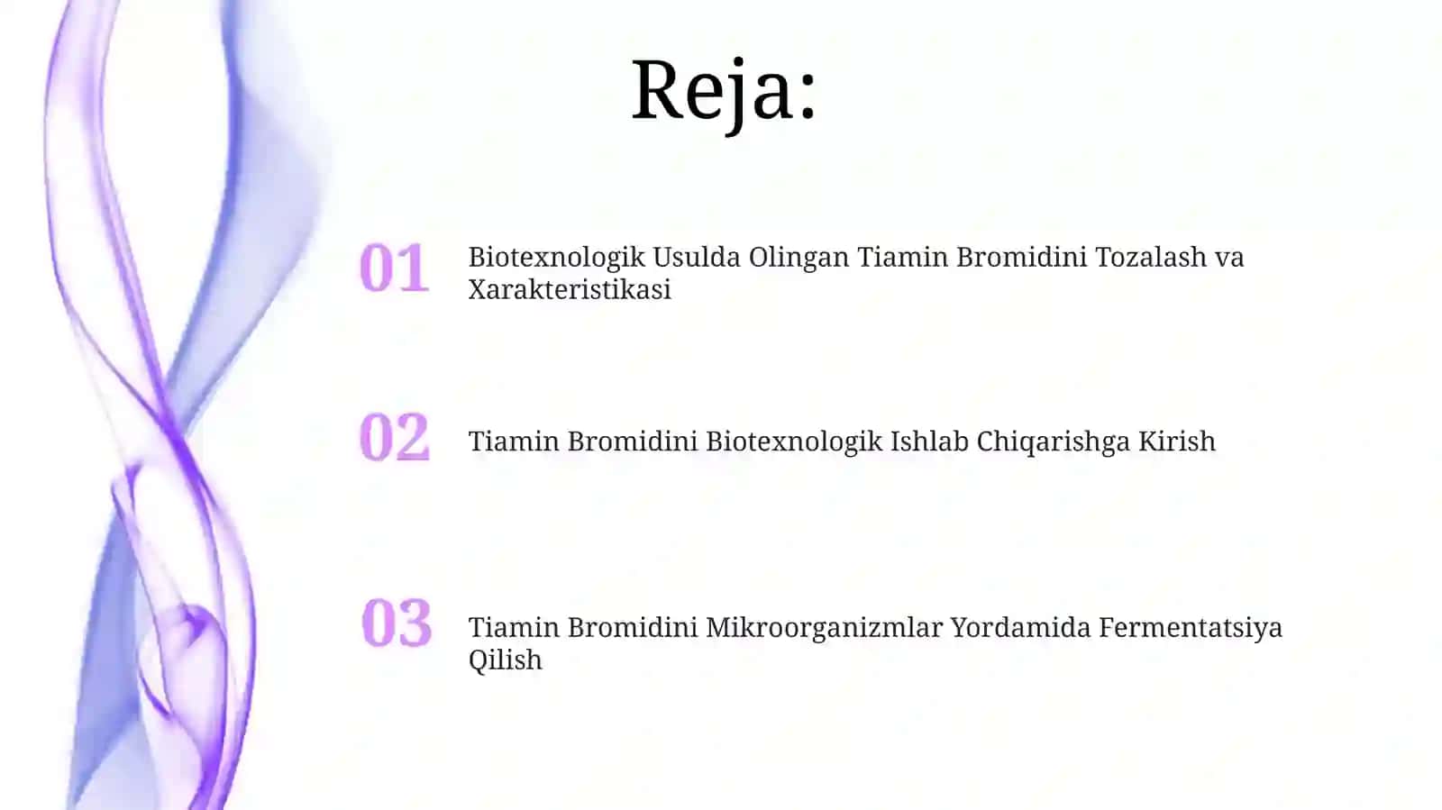 Tiamin bromid olish biotexnologiyasi 2