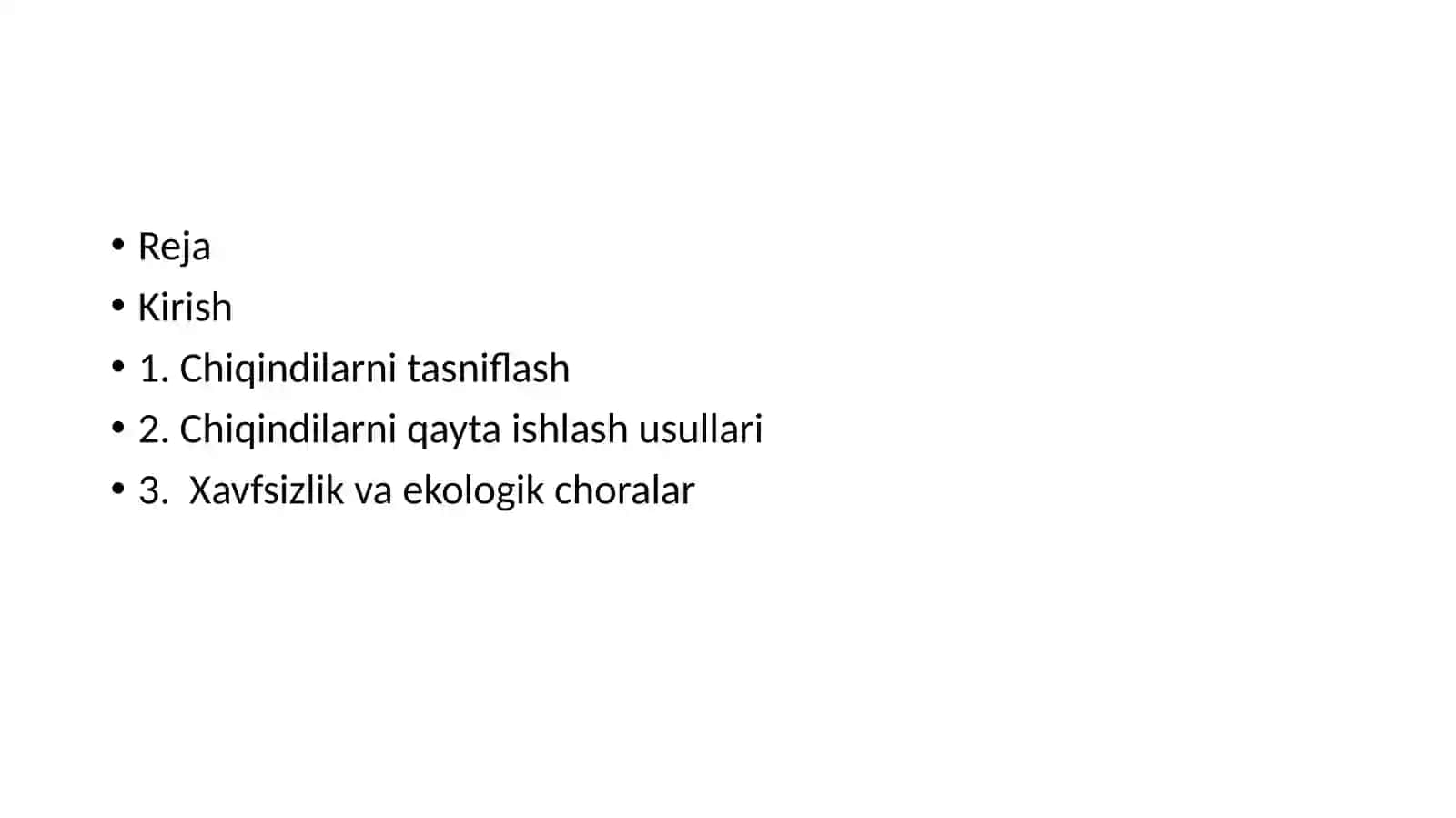 Sulfatkislotaishlabchiqarishdahosilbo’lganchiqindilarniqaytaishlash 2