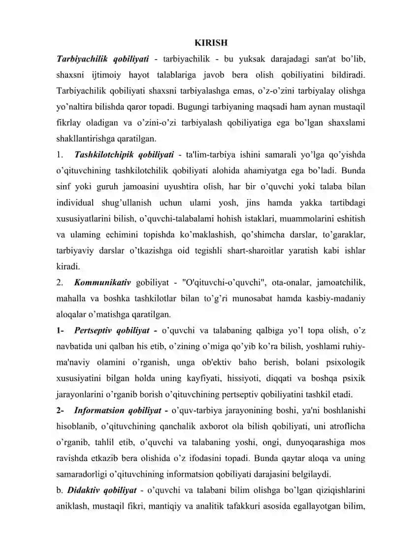 Uzluksiz ta’lim jarayonida boshlang’ich sinf o’quvchilarining axborot kompetentligi kasbiy tayyorgarligini tushuntirish. 2