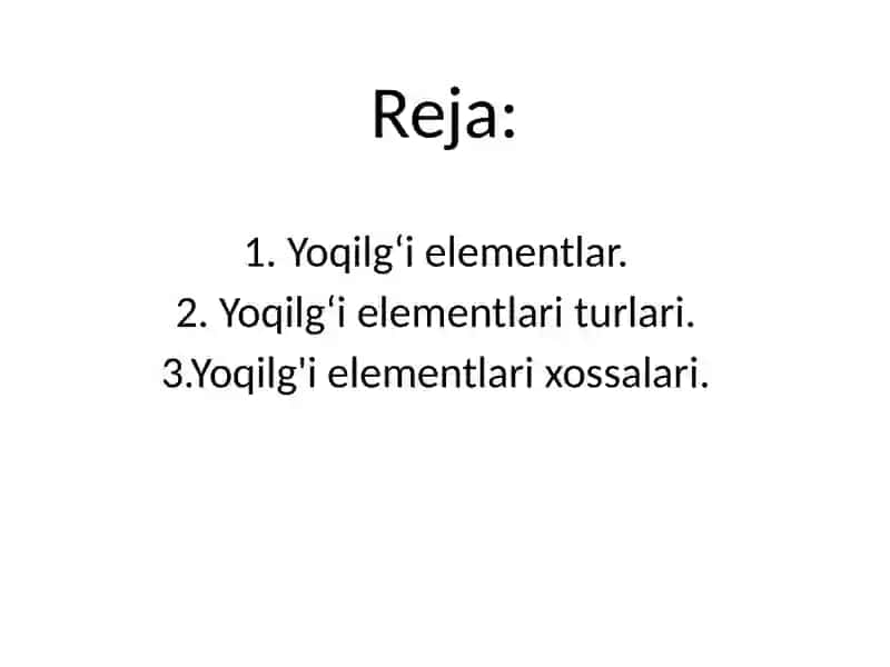 Yoqilgʻielementlar va ularning afzalliklari 2