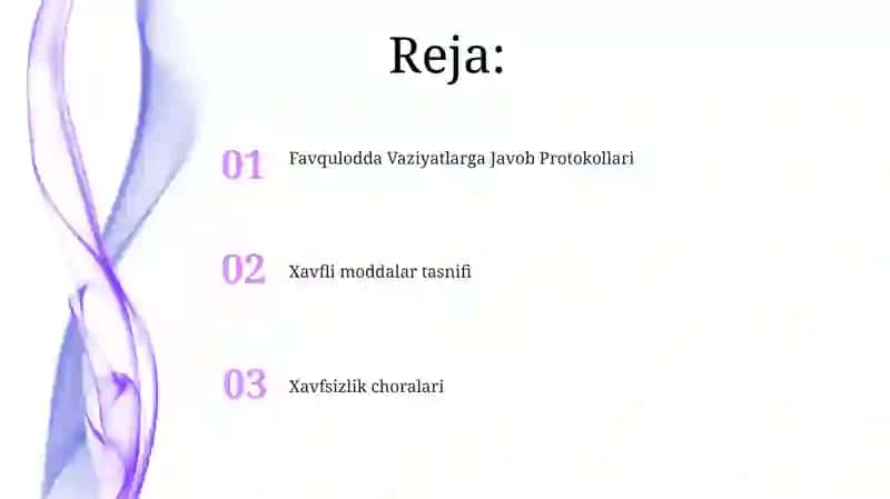 Xavfli yuklar turi va ularni xavfsizligini ta’minlash choralari 2