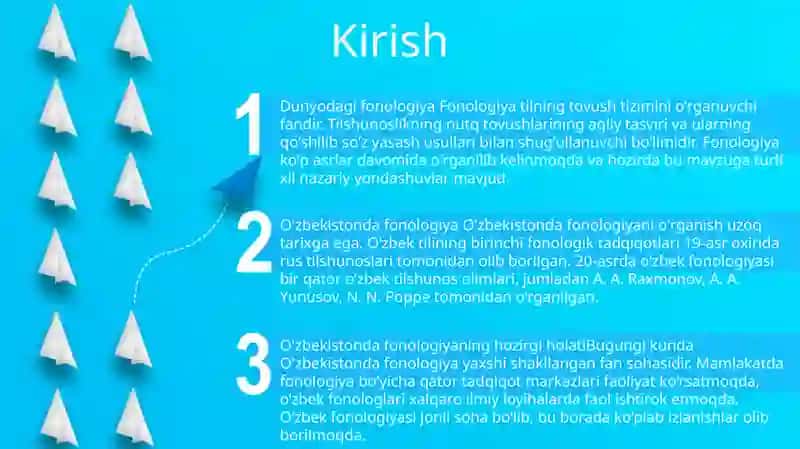 Fonologiyaning Jahon Va Òzbek Miqyosida Òrganilishi 2