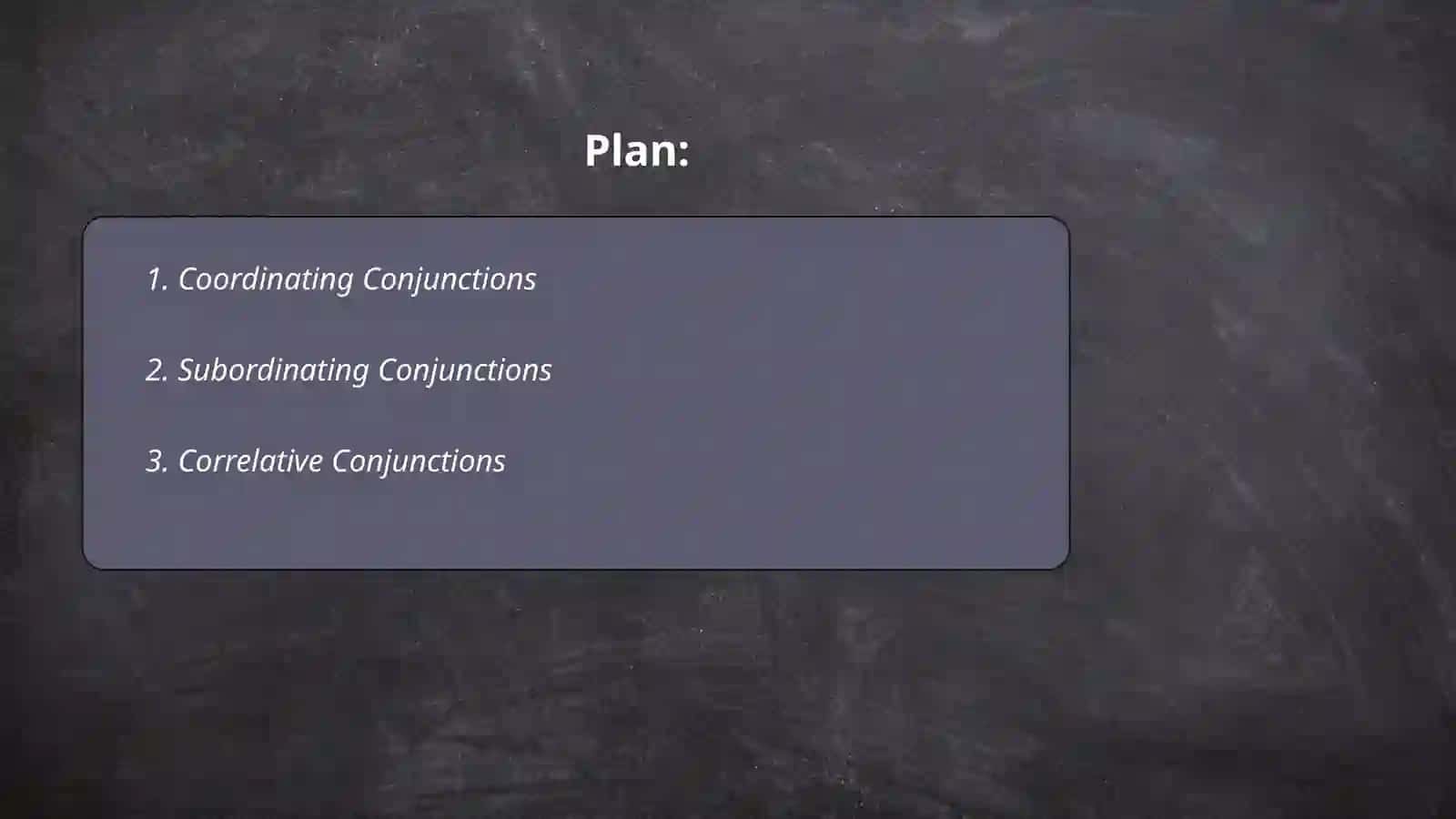 The Conjuctions 2