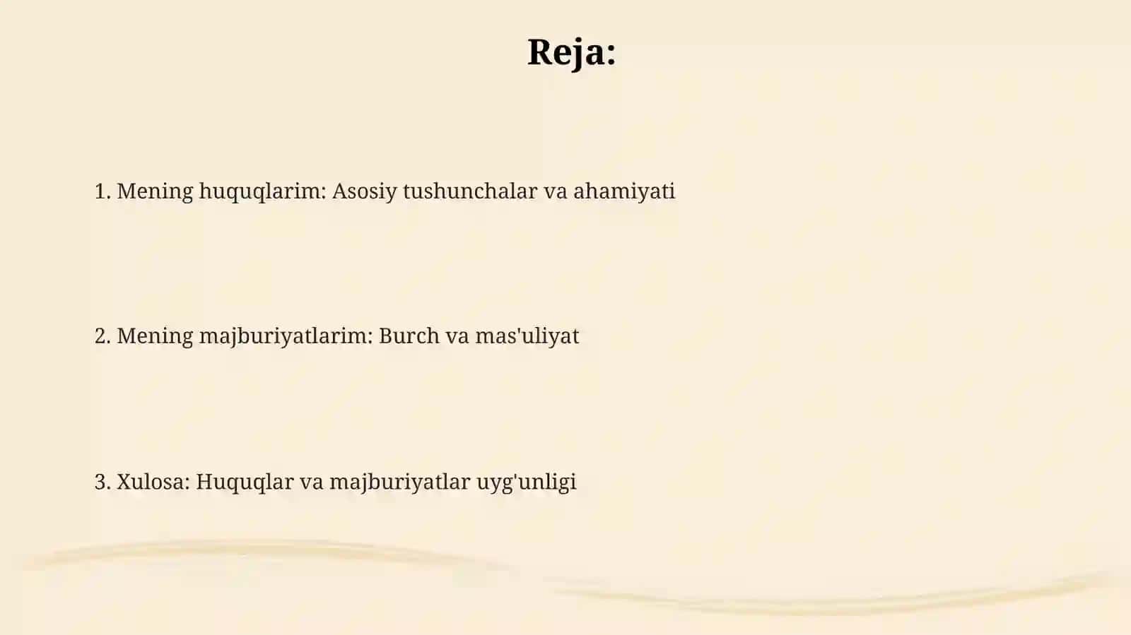 Mening huquq va majburiyatlarim 2