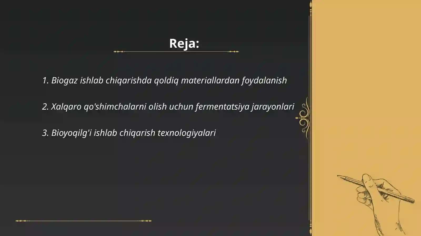 Biogaz ishlab chiqarishda qoldiq materiallardan foydalanish 2