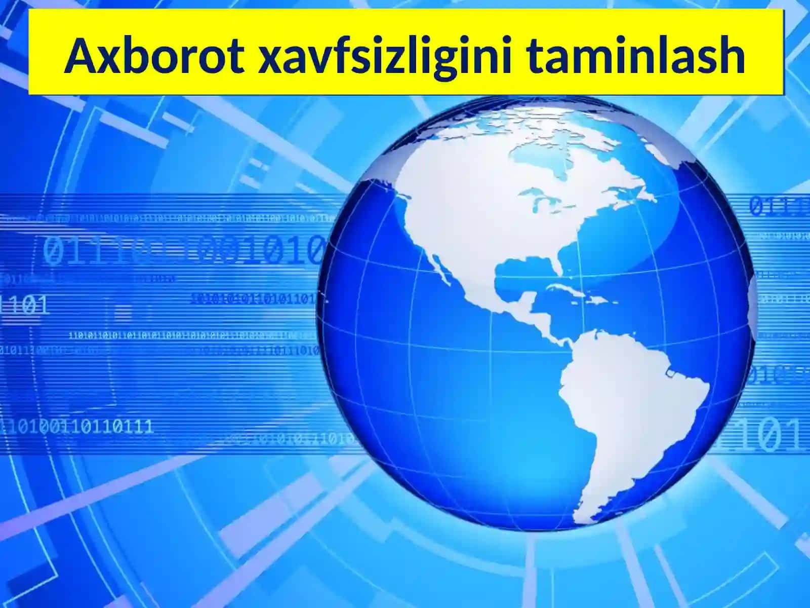 Axborot xavfsizligini taminlash 2