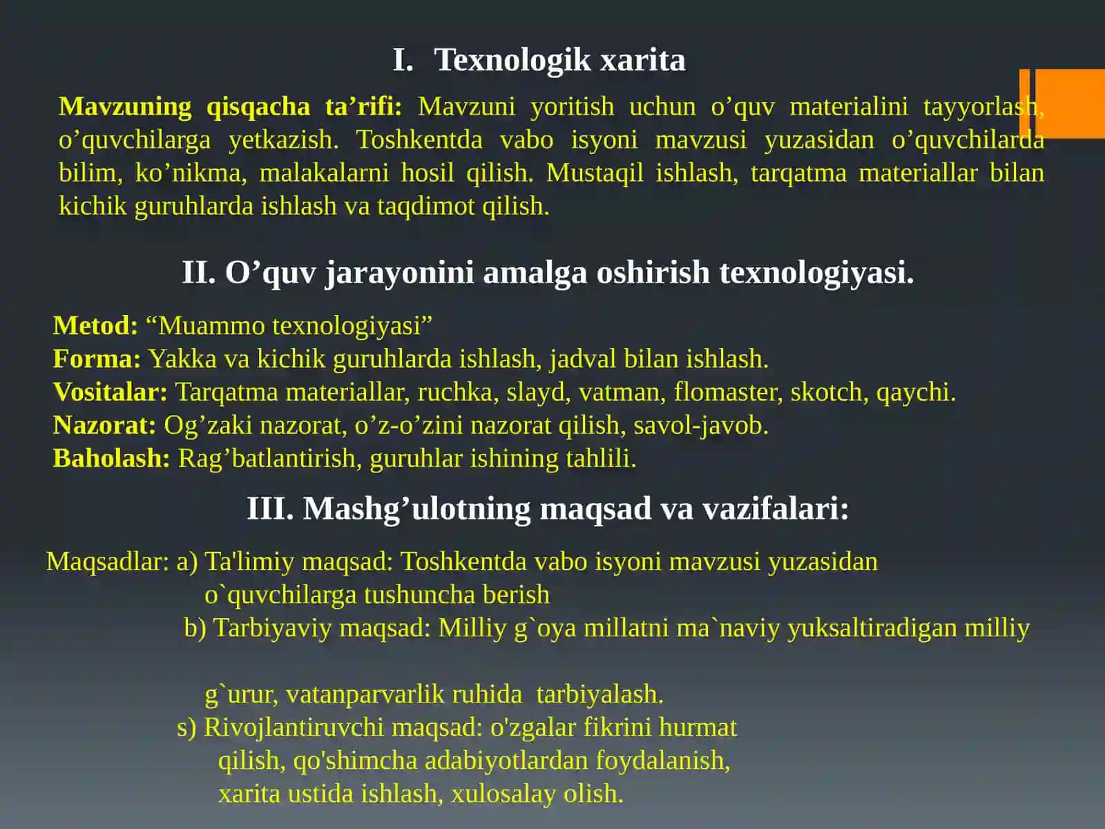Toshkentda “Vabo isyoni” Texnologik xarita 2