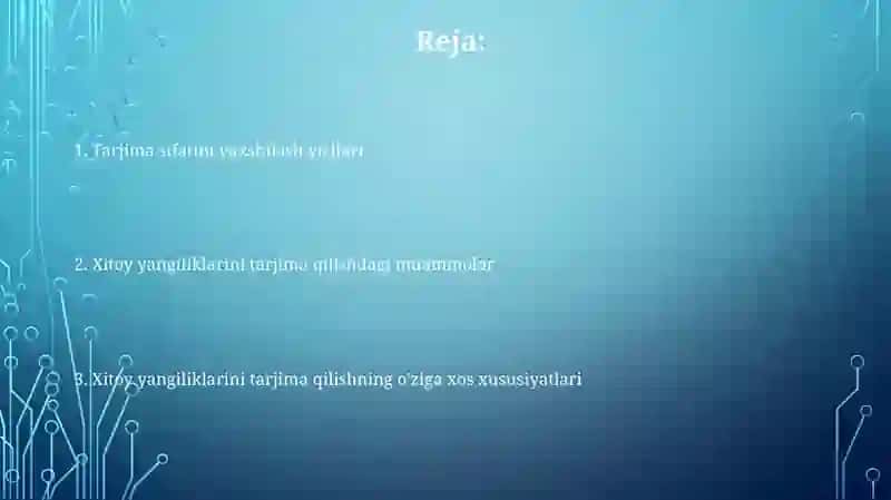 Xitoy xabarlar tarjimasining xususiyatlari va muammolari 2