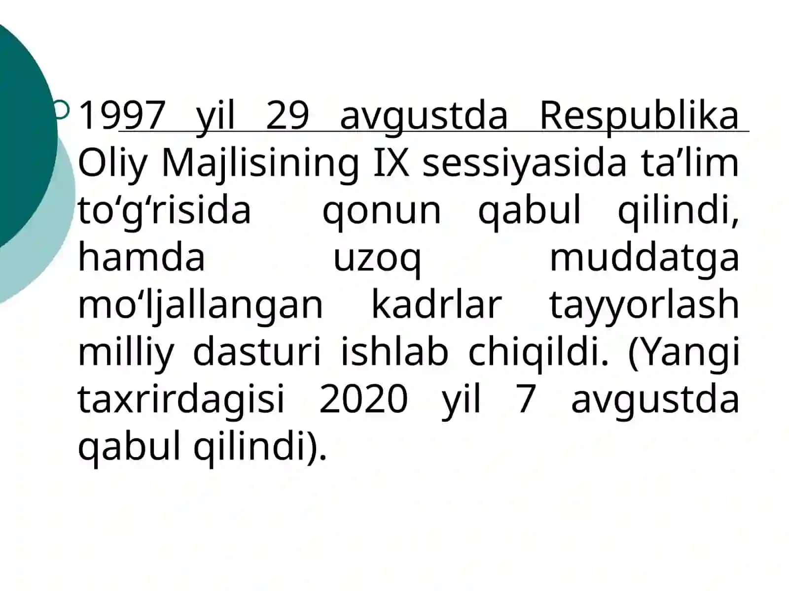 Tabiiy fanlar nazariyasi va metodikasi fanida ta’lim-tarbiyaning mazmuni va mohiyati 2