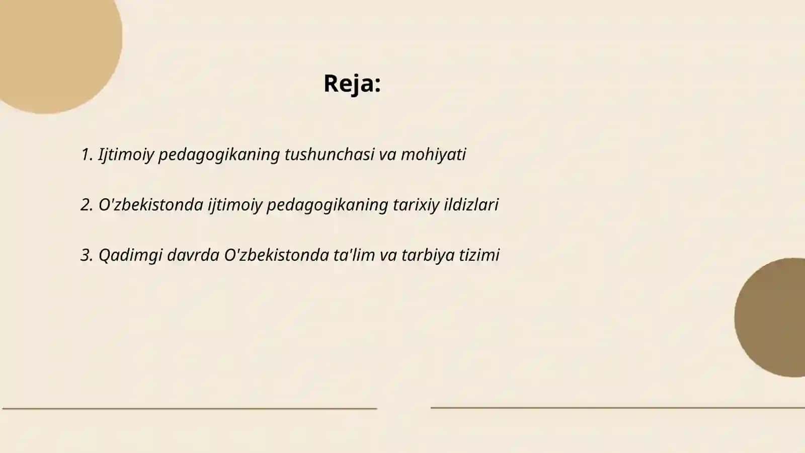 O'zbekistonda ijtimoiy pedagogikaning rivojlanish tarixi 2