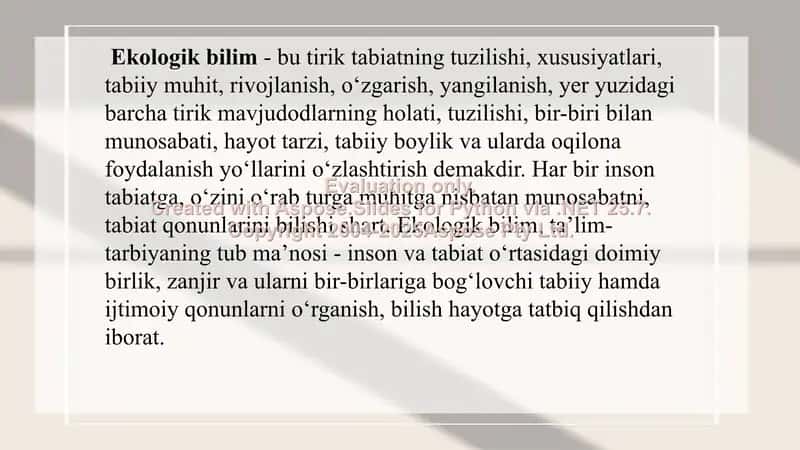 Bolalarni maktabga tayyorlashda tabiat tanishtirish metodikasi 2