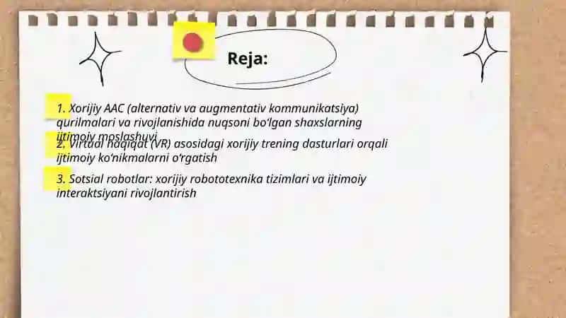 Xorijiy AAC (Alternativ va augmentativ kommunikatsiya) qurilmalari 2