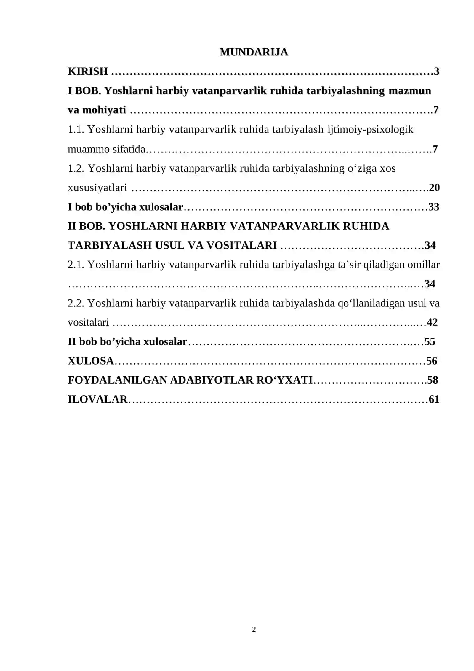 Yoshlarni harbiy vatanparvarlik ruhida tarbiyalashning ijtimoiy psixologik xususiyatlari 2