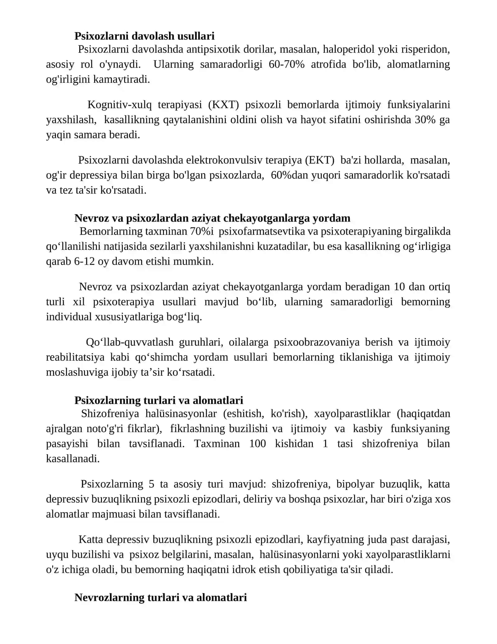 Nevroz va psixozlar 2