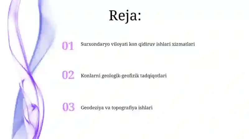 Kon qidiruv ishlari 2