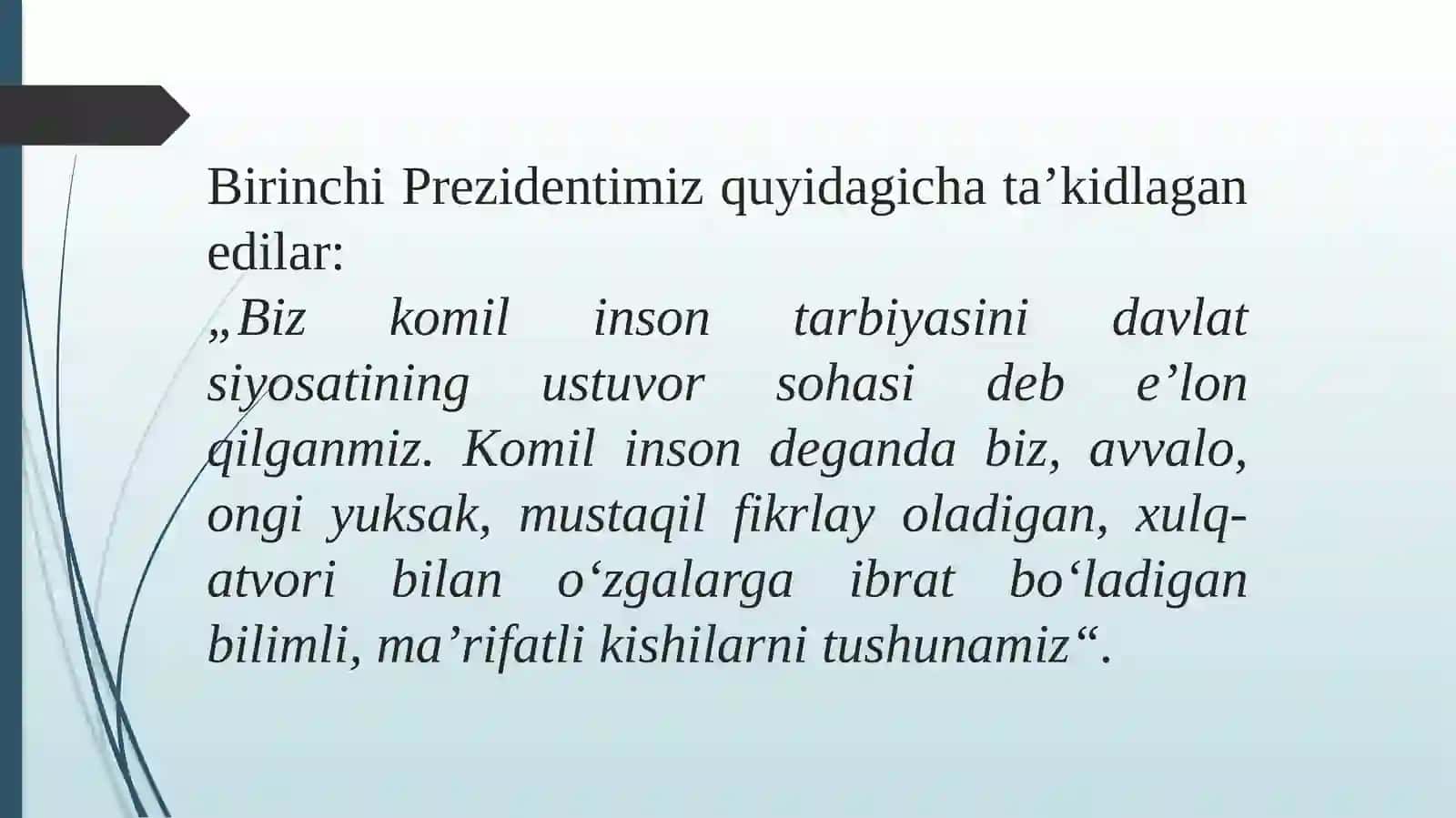 Intellektual salohiyatli barkamol avlodni shakllantirish 2