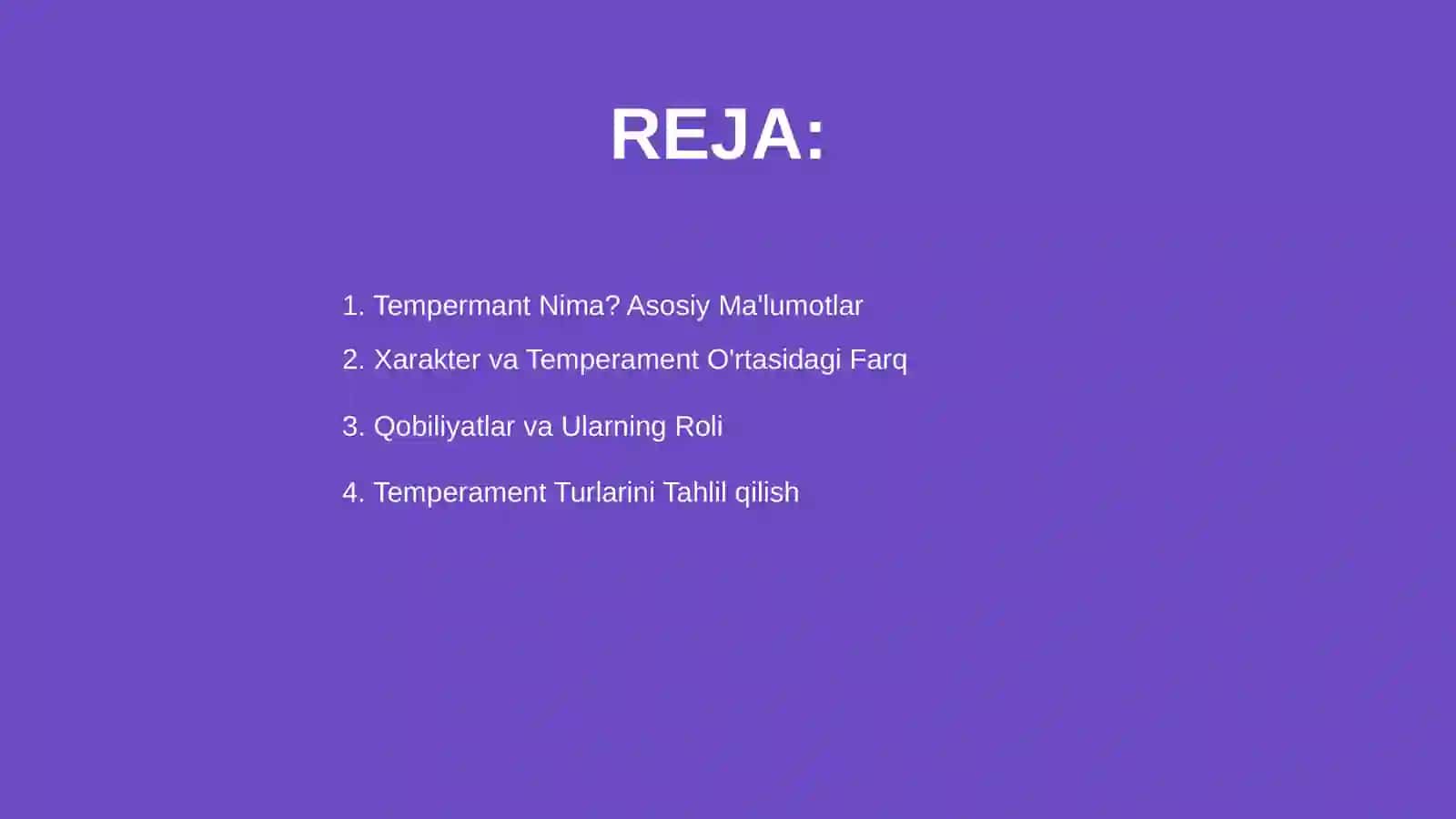 Temperament 2