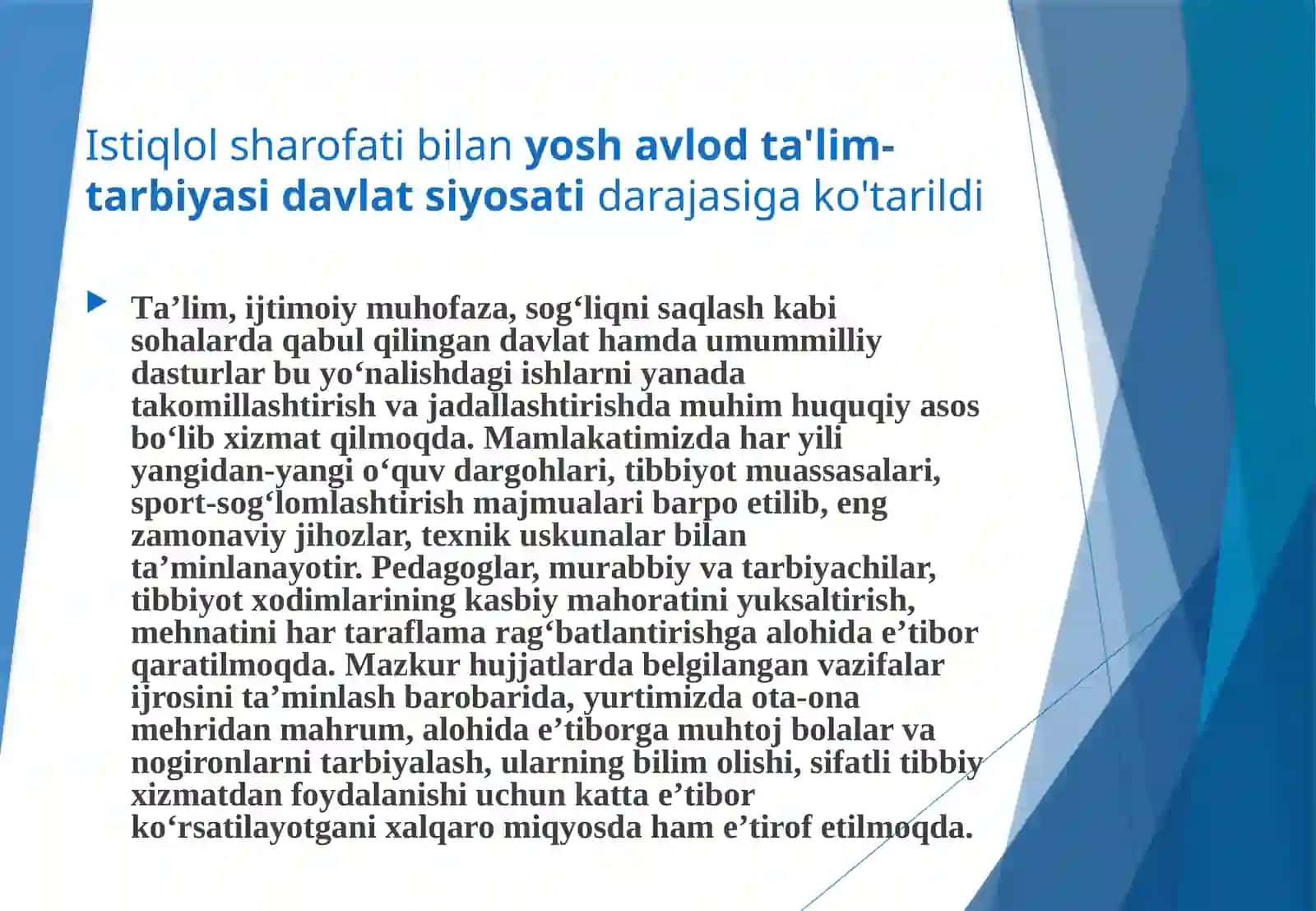 Pedagogikafansifatida oliytibbiyotta`limidagi o`rni 2