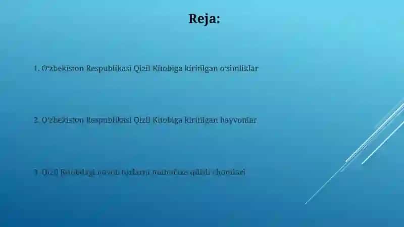 Oʻzbekiston Respublikasi "Qizil kitobi"ga kiritilgan olsinlik vakillari 2