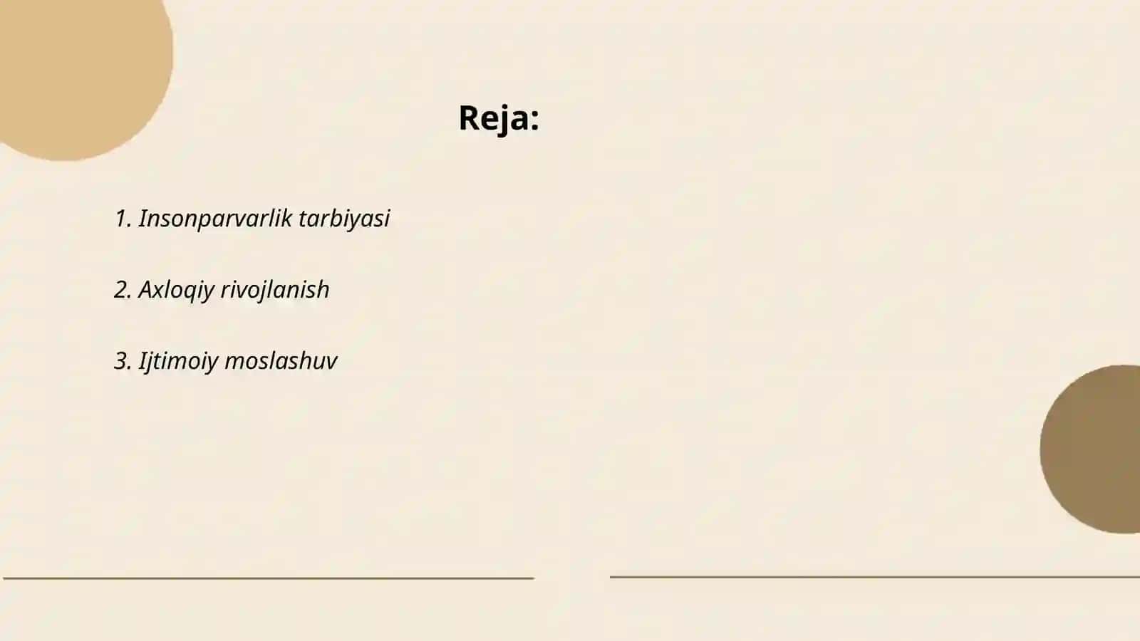 Insonparvarlik tarbiyasi 2