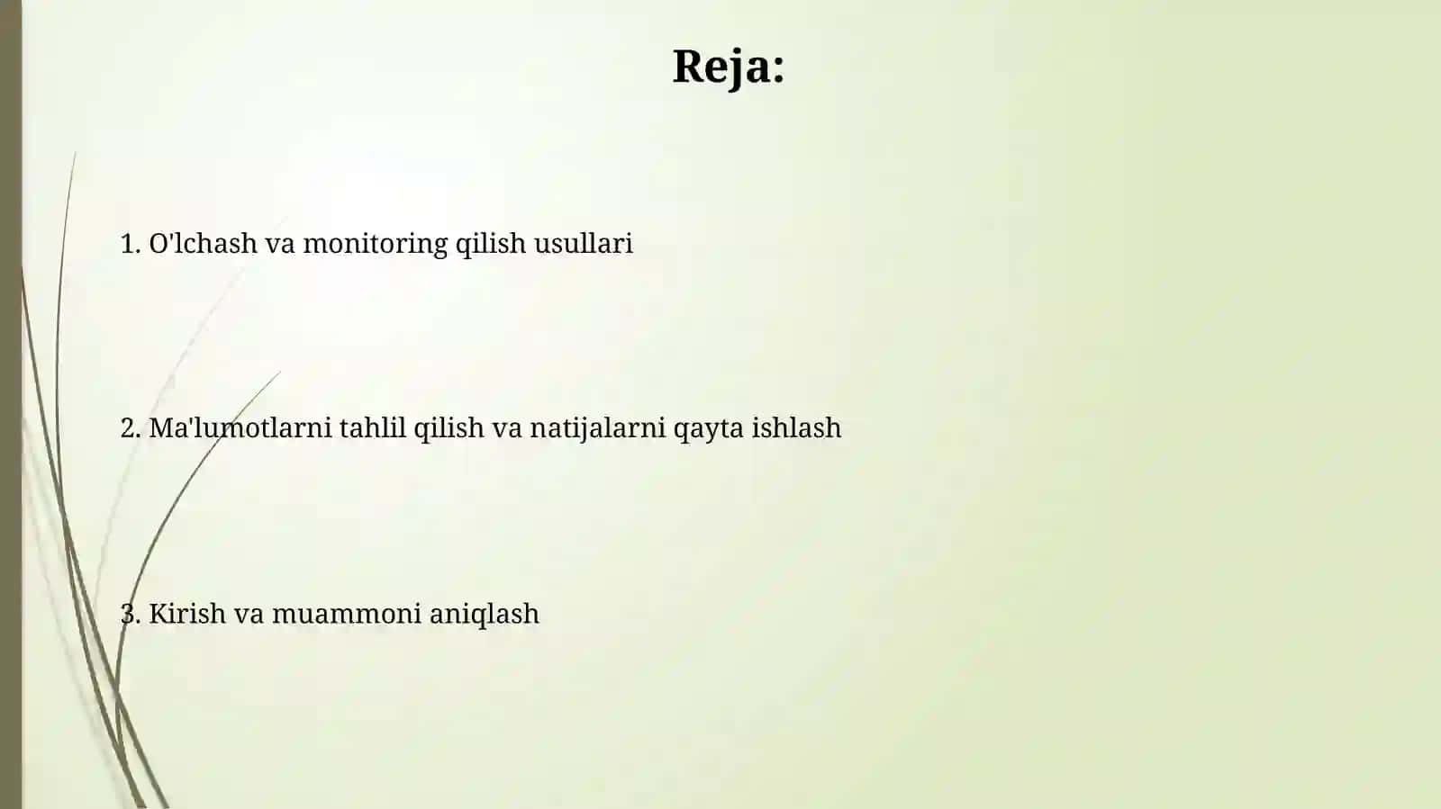 Inshootlarni choʻkishi, ogʻishi, siljishini kuzatish va oʻlchash natijalariga ishlov berish 2