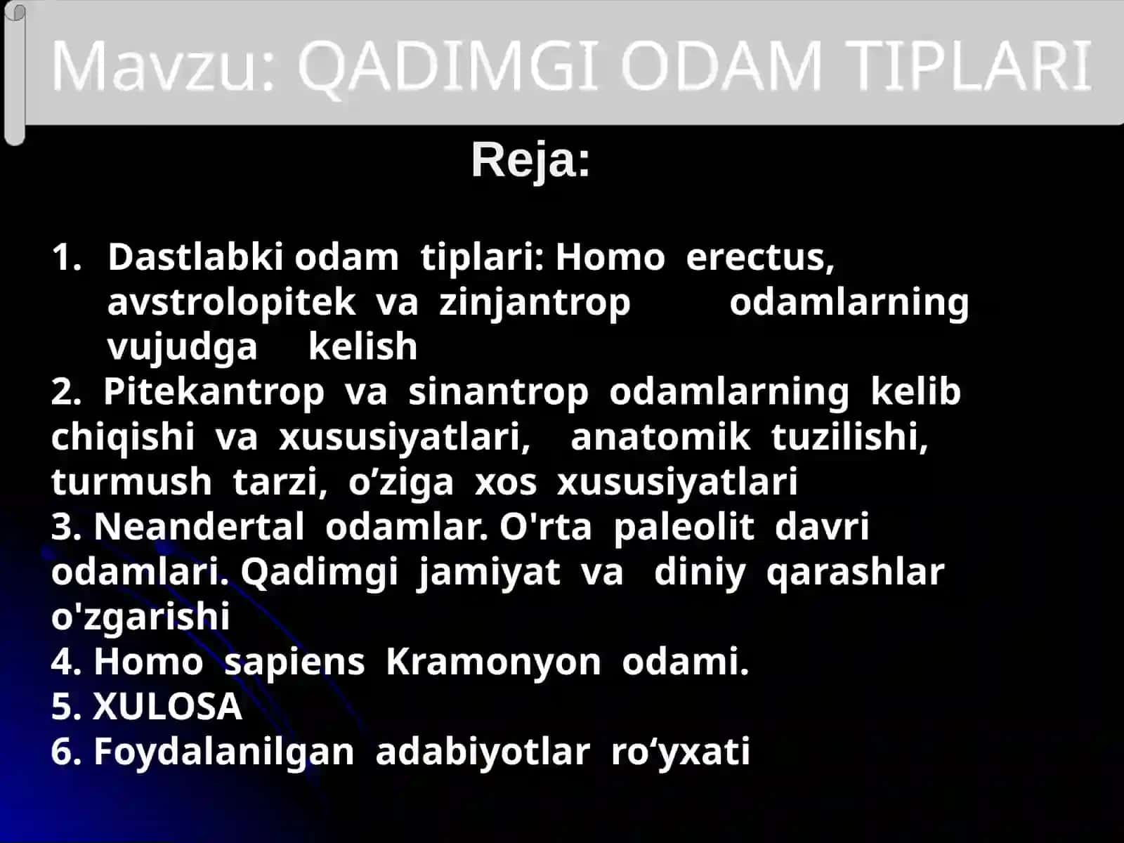 QADIMGI ODAM TIPLARI 2