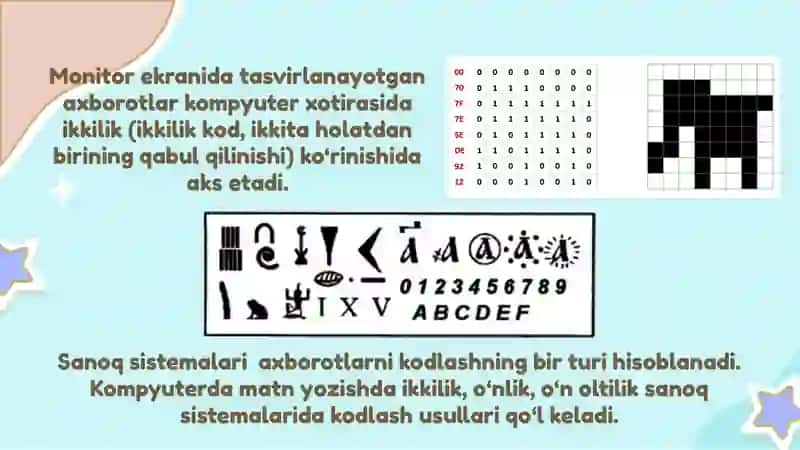 Sanoq Sistemalari va ular ustida amallar 2