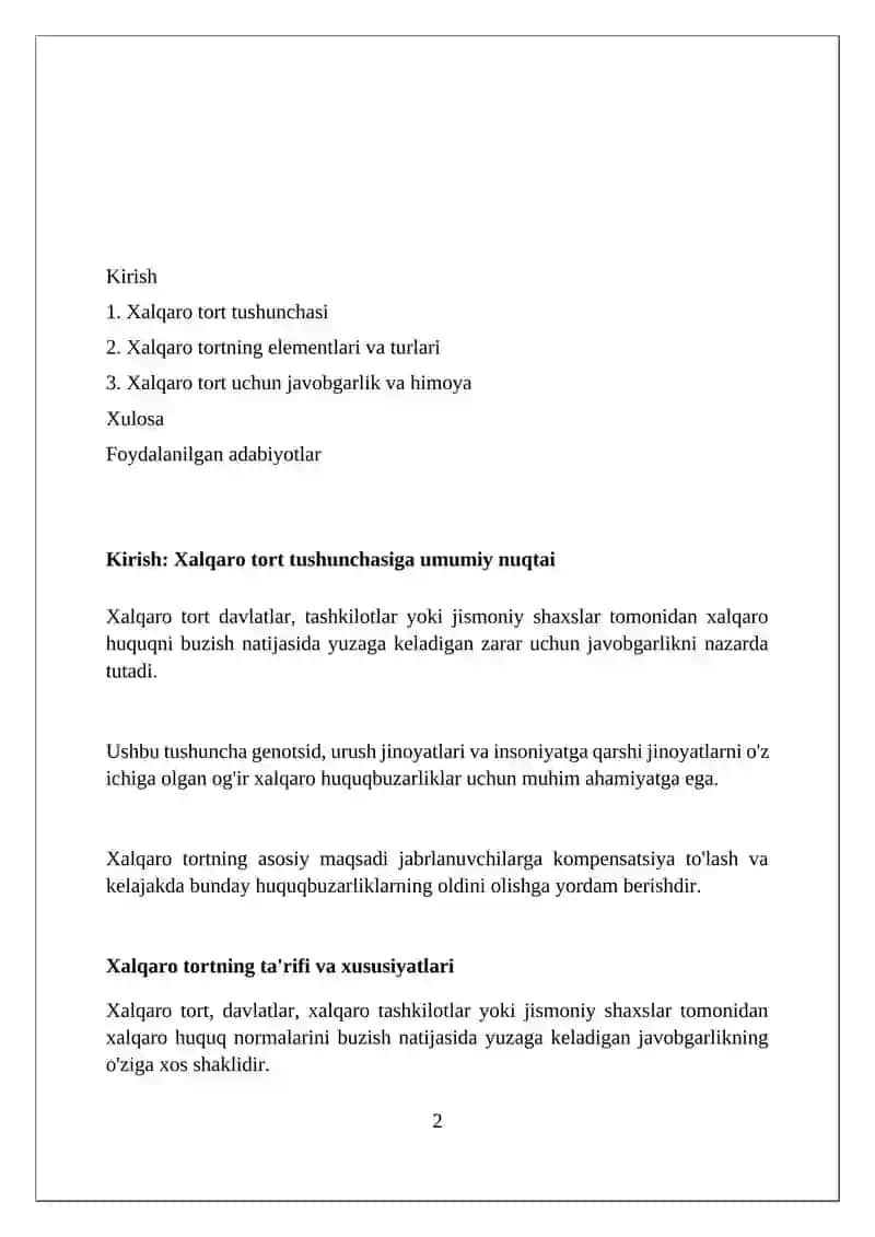 Xalqaro huquqbuzarlik tushunchasi 2