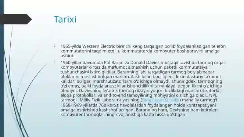 Kompyuter tarmoqlari va internet 2