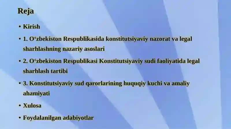 Zamonaviy huquqiy davlat tizimida konstitutsiyaviy nazorat 2