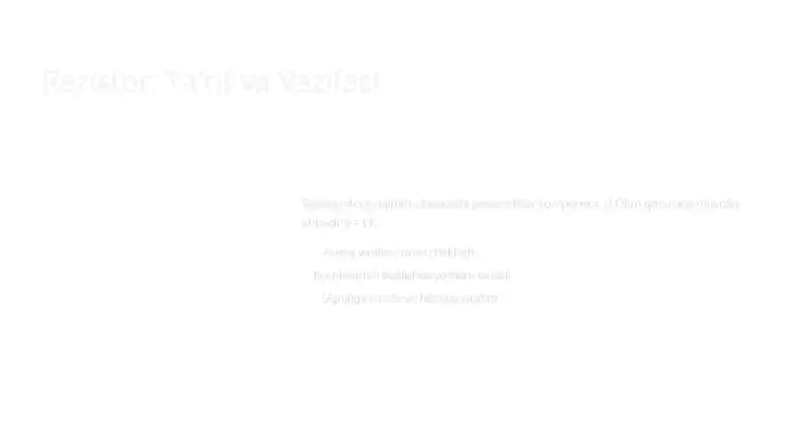 Rezistorlar, Reostatlar, Potensiometrlar 2