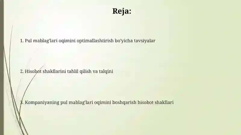 Daromadlar hisoboti 2