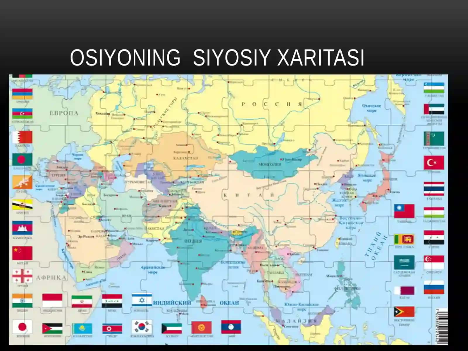 OSIYONING SIYOSIY XARITASI 2