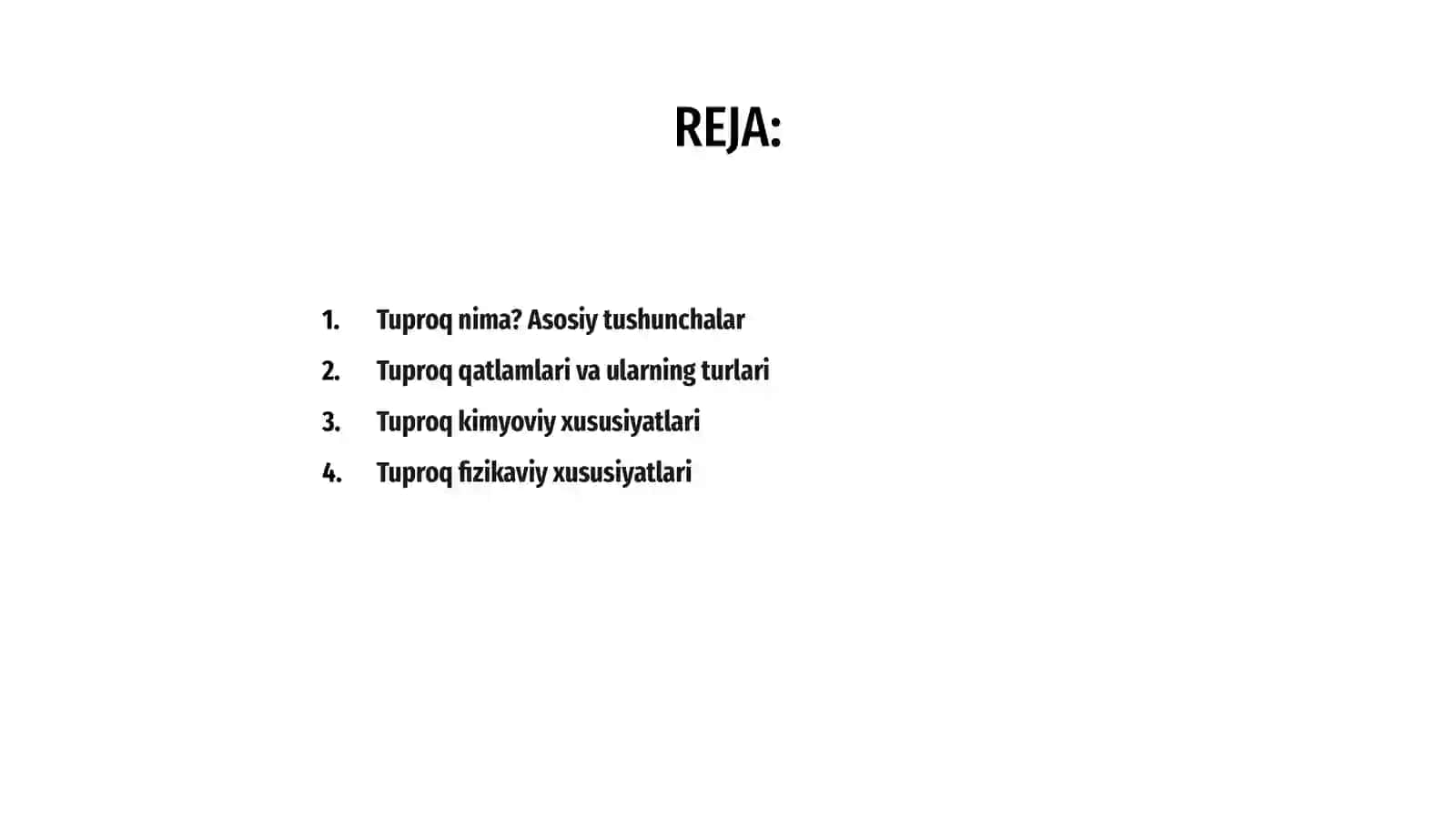 Tuproq va uning tabiiy xususiyatlari 2