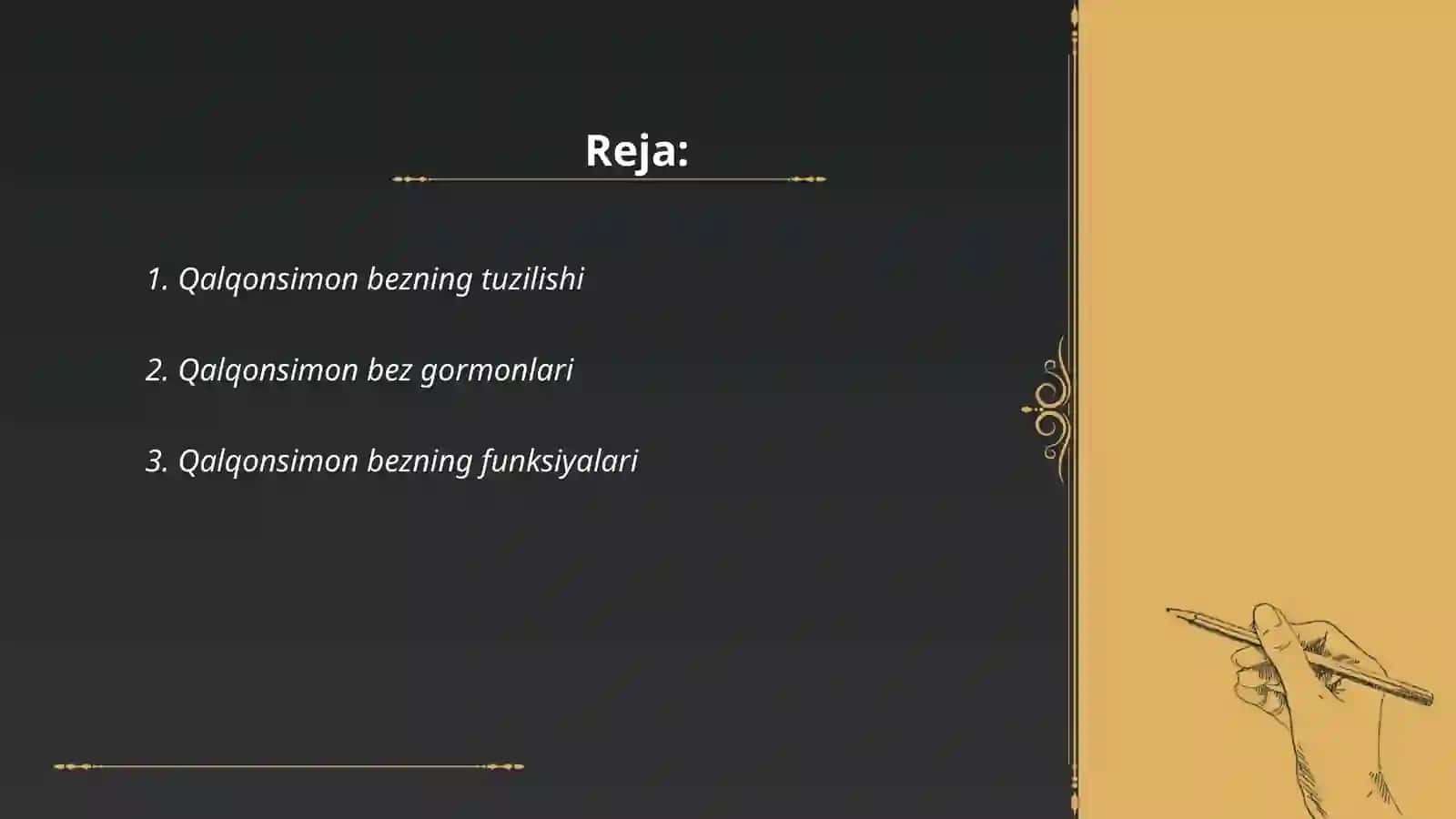 Qalqonsimon bez va qalqon oldi bezi 2