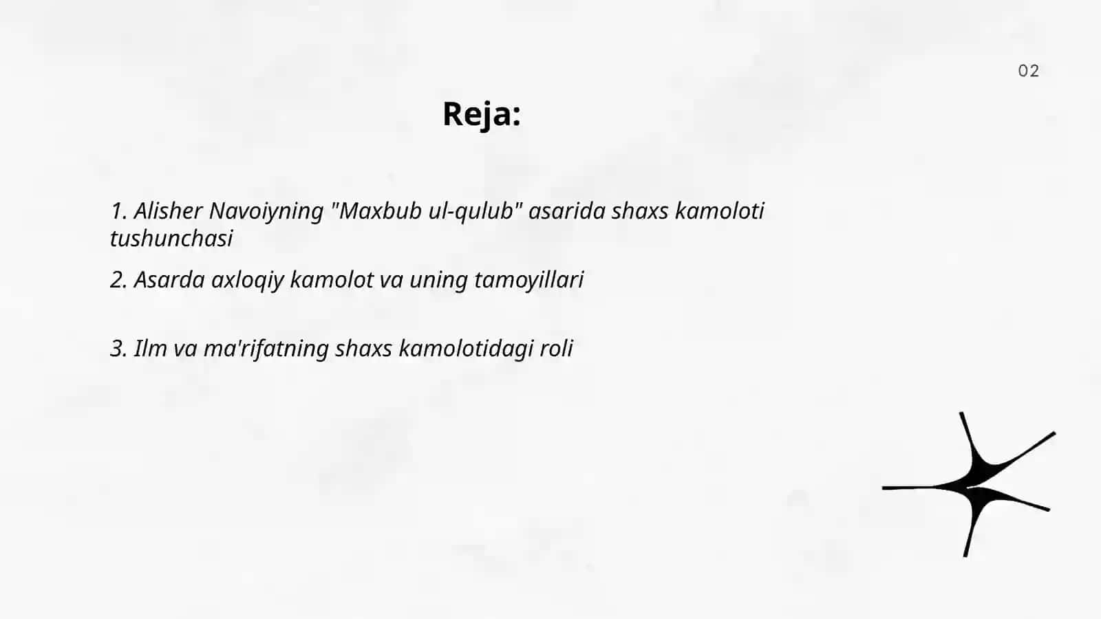 Maxbub ul-qulub asarida shaxs kamoloti masalalari 2