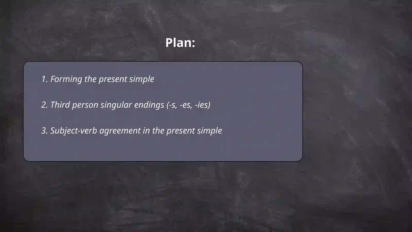 Present Simple Tense 2