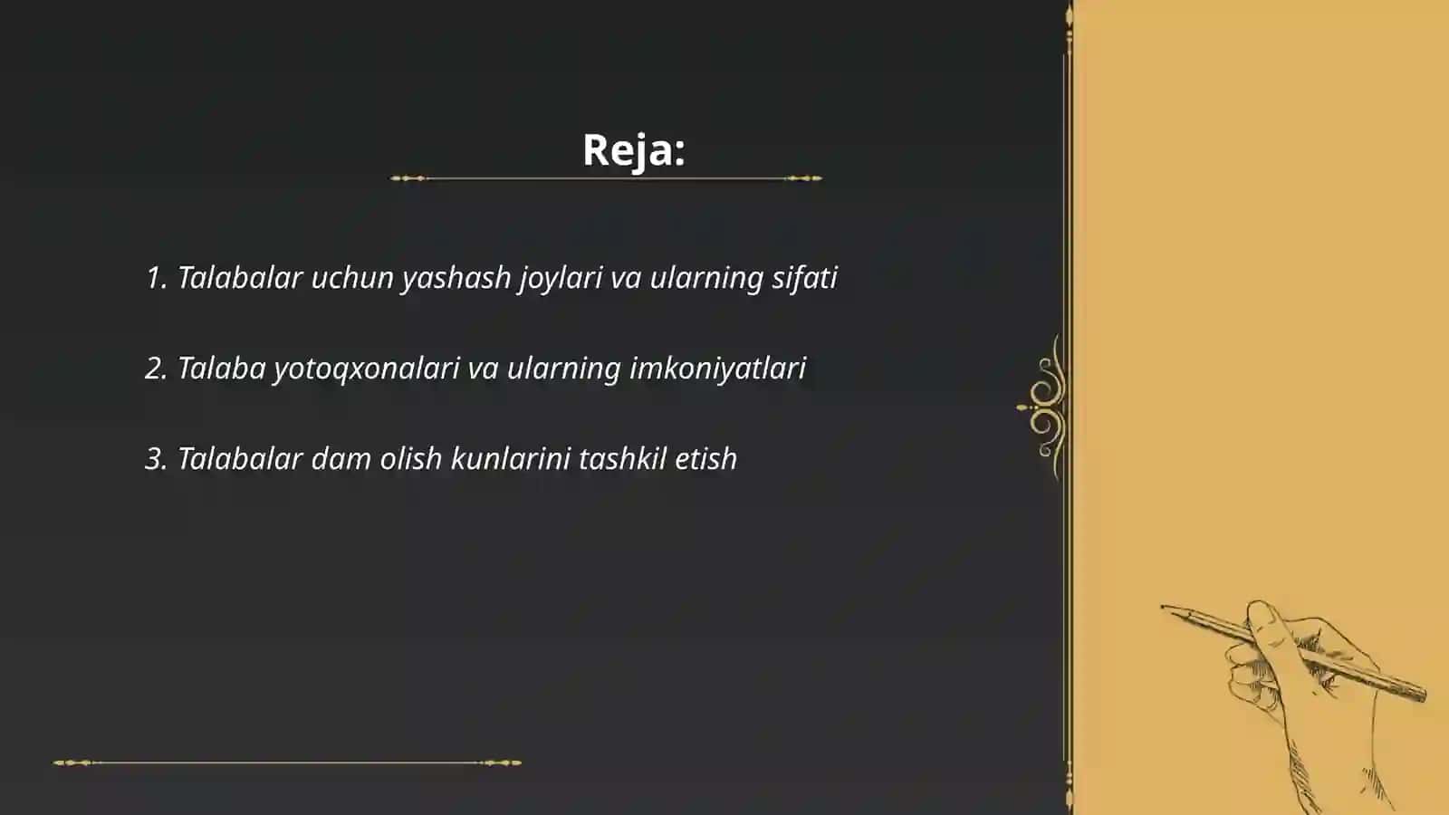 Talabalar turar joylari 2