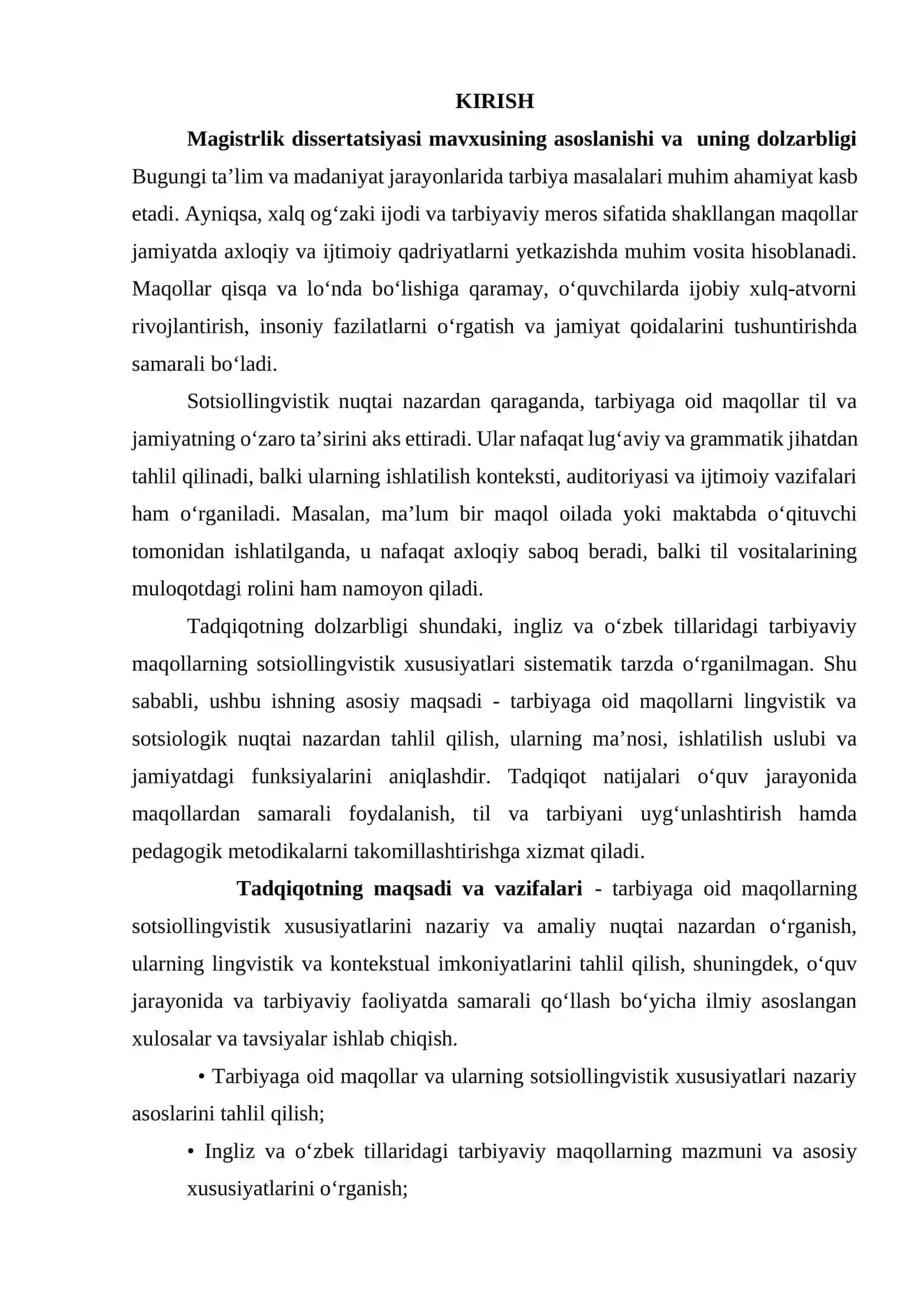 Ingiliz va Oʻzbek tillarida tarbiyaga oid maqollarining sotsiolingvistik xususiyatlari 2